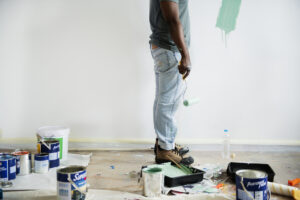 A DIY painter who is now considering hiring Koehn painting Wichita KS to paint his home's walls.