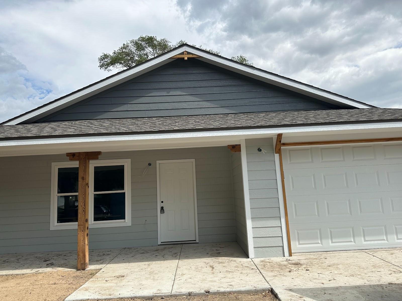 A Habitat for Humanity home ready for its residents to move into.