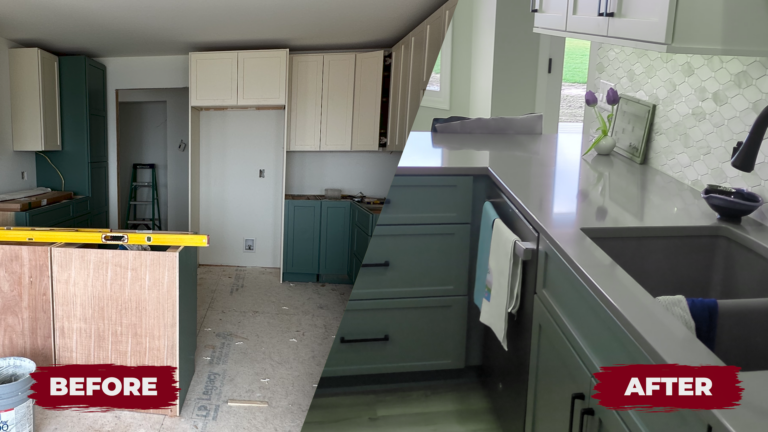Transforming a Home with Precision Painting and Design Expertise- before and after 3