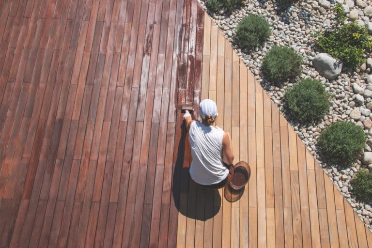 Wood staining services by Koehn painting