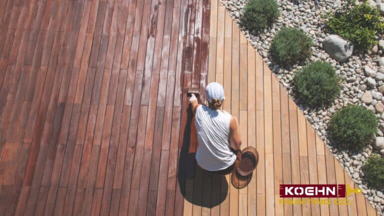 how to paint a deck