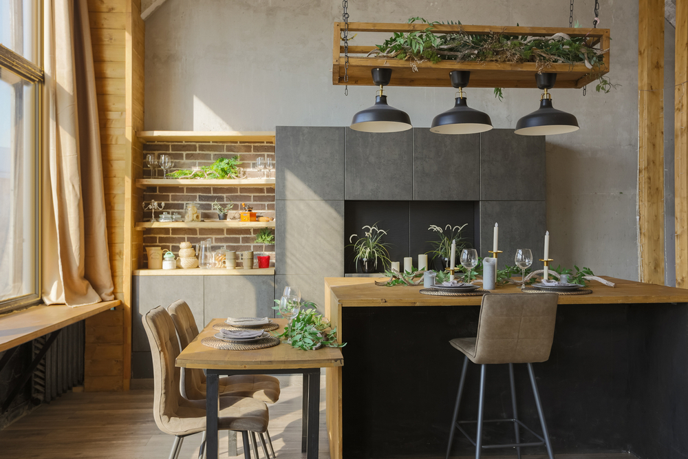 "Modern rustic kitchen with stylish cabinetry, open shelving, and natural light — a strong, aesthetic example to explore how much value a kitchen remodel adds to a home.